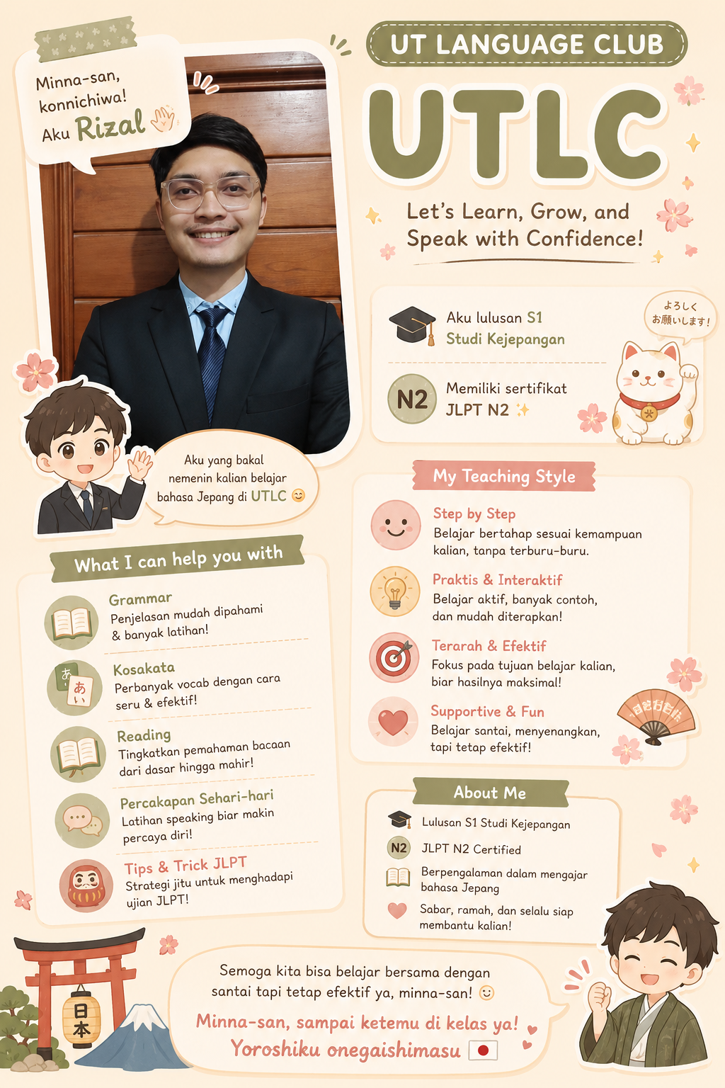 Tutor Rizal Bahasa Jepang